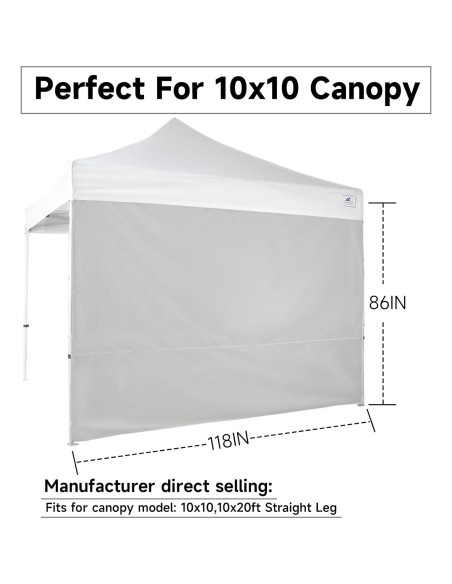 Pared Lateral Carpa Inlun 3 Piezas 2,08 kg Impermeable