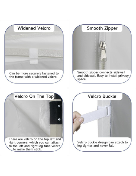 Pared Lateral Carpa Inlun 3 Piezas 2,08 kg Impermeable