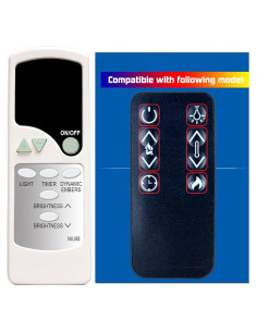 Control Remoto Real Flame 4099 para Calefactor Infrarrojo