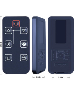 Control Remoto Chimenea Eléctrica ZWP E3001 Compatible 2