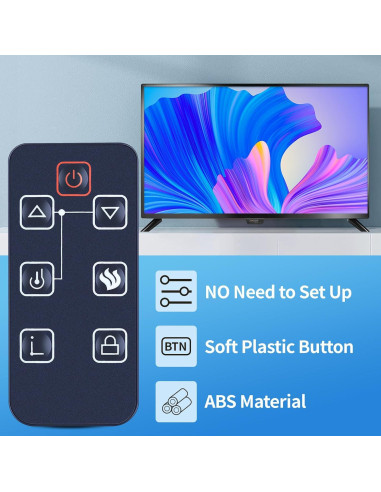 Control Remoto Chimenea Eléctrica ZWP E3001 Compatible