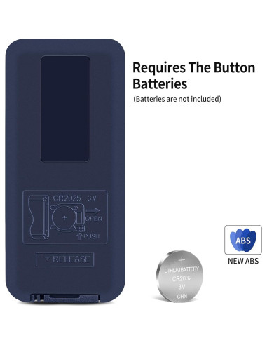 Control Remoto Chimenea Eléctrica ZWP E3001 Compatible