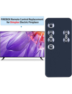 Control Remoto PZL para Real Flame 4099 y Calefactor AKDY 2