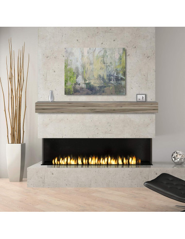 Estante de chimenea Pearl Mantels 492-48, 121,92 cm, Acacia