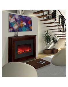 Chimenea Eléctrica Amantii ZECL-30-3226 con Llamas LED 2