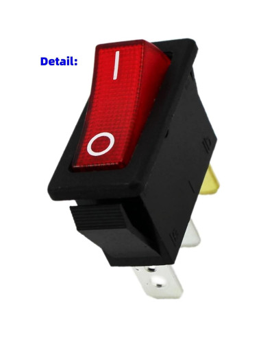 Interruptor de Palanca Iluminado TALSWIF 120927-24 3 Piezas