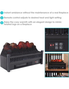 Calefactor Insertador Eléctrico Sunnydaze ZHS-449 4,54 kg 2