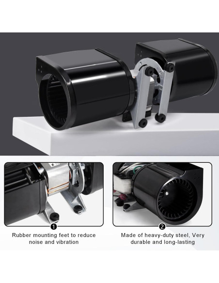 Kit Ventilador Chimenea Criditpid GFK-160A 160 CFM