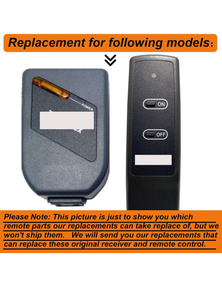 Control Remoto y Receptor Dimplex APT-1315 para Chimenea