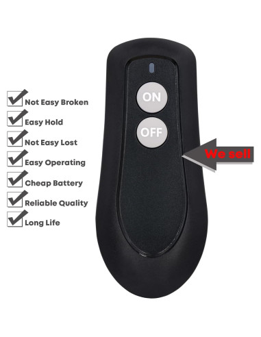 Control Remoto y Receptor Dimplex APT-1315 para Chimenea