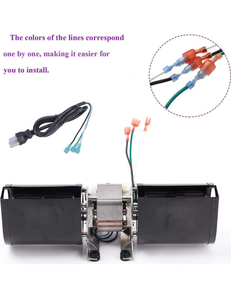 Kit Ventilador Chimenea Criditpid GFK-160A 160 CFM