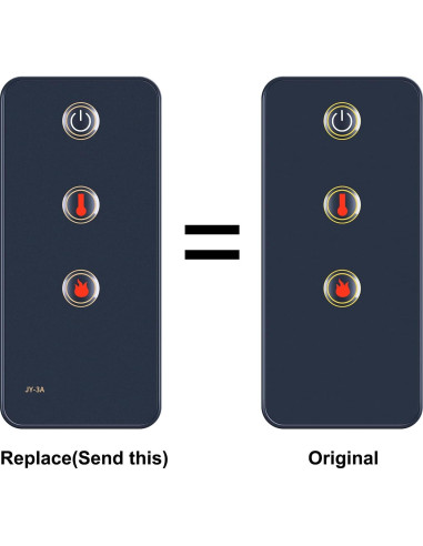 Control Remoto RETROSUN JY-3A para Chimenea Pleasant Hearth