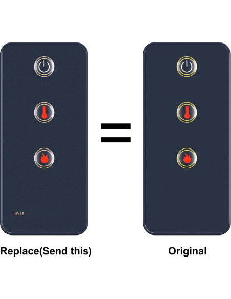 Control Remoto RETROSUN JY-3A para Chimenea Pleasant Hearth