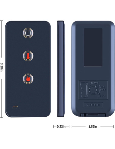 Control Remoto RETROSUN JY-3A para Chimenea Pleasant Hearth