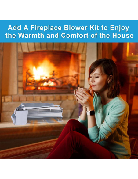 Kit Ventilador Chimenea Gas Hipoilk FBK100 130 CFM