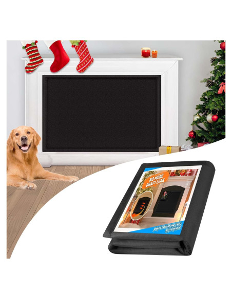 Cubierta Magnética CADARA 90x90 cm para Chimenea Ajustable