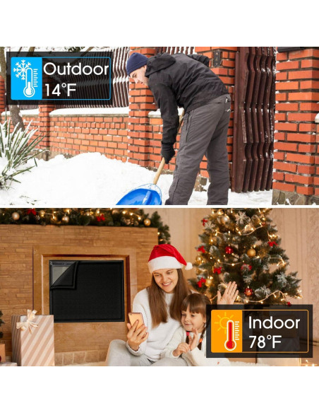 Cubierta Magnética CADARA 90x90 cm para Chimenea Ajustable