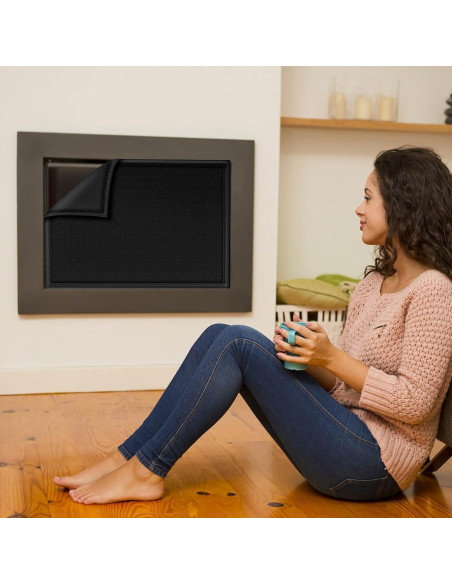 Cubierta Magnética CADARA 90x90 cm para Chimenea Ajustable