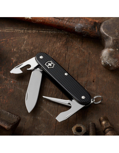 Cuchillo Suizo Victorinox Pioneer Alox 8 Funciones - Negro