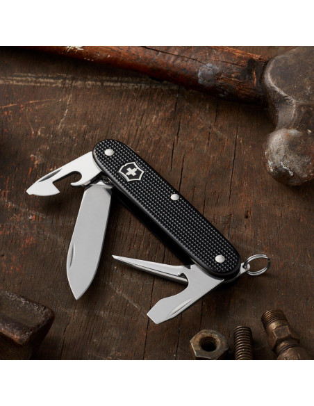 Cuchillo Suizo Victorinox Pioneer Alox 8 Funciones - Negro