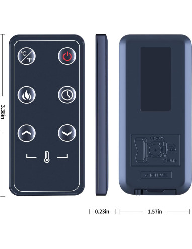 Control Remoto RETROSUN para Calentador Chimenea Covenant