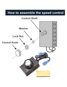 Interruptor de Velocidad Hiorucet 120V para Estufas de Leña 2
