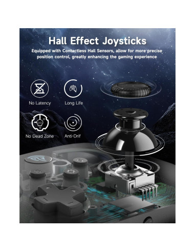 Controlador Inalámbrico EasySMX X10 para PC/Switch/Android - 40h Batería