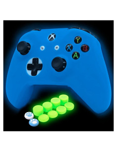 Funda de Silicona Azul para Controlador Xbox One S/X Antideslizante