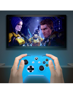Funda de Silicona Azul para Controlador Xbox One S/X Antideslizante 2
