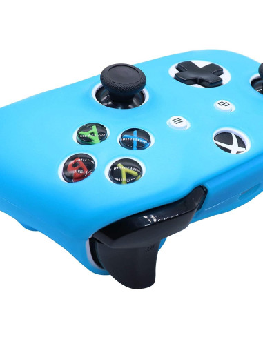 Funda de Silicona Azul para Controlador Xbox One S/X Antideslizante