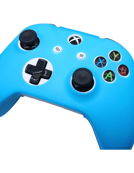 Funda de Silicona Azul para Controlador Xbox One S/X Antideslizante
