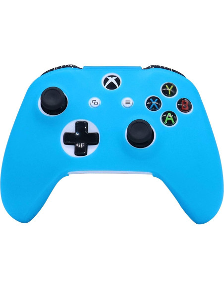 Funda de Silicona Azul para Controlador Xbox One S/X Antideslizante
