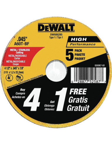 Amoladora Angular DEWALT DWE402 4.5" 1320W con Disco de Corte