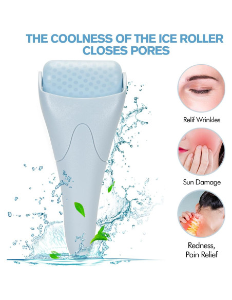 Rodillo de Hielo para Cara Fronnor - Masajeador Terapéutico 19cm
