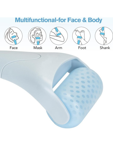 Rodillo de Hielo para Cara Fronnor - Masajeador Terapéutico 19cm