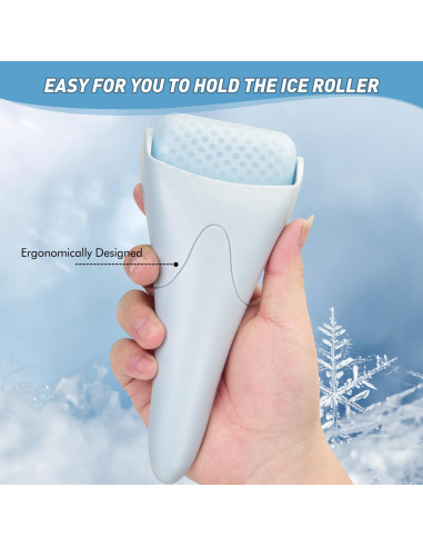 Rodillo de Hielo para Cara Fronnor - Masajeador Terapéutico 19cm
