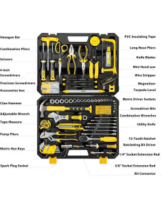 Kit de herramientas ENVENTOR 220 piezas para hogar y auto 2