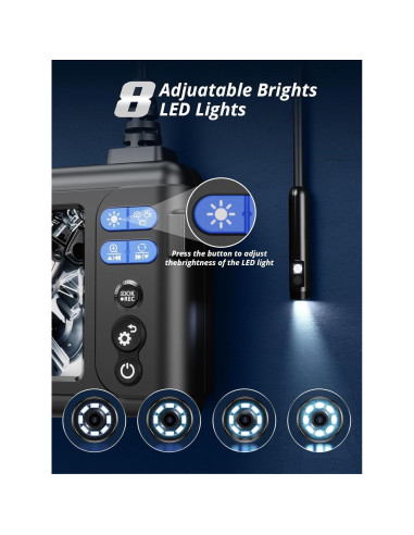 Cámara Endoscópica Acoath 3m Doble Lente 1080P IP67