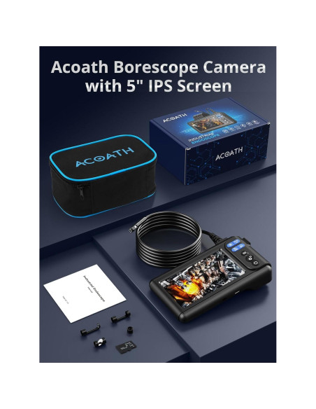 Cámara Endoscópica Acoath 3m Doble Lente 1080P IP67