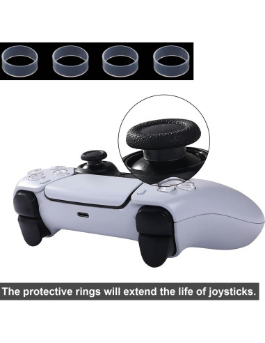 Paquete de 8 Joysticks Amarillos Ikpek para PS5 - Reemplazo