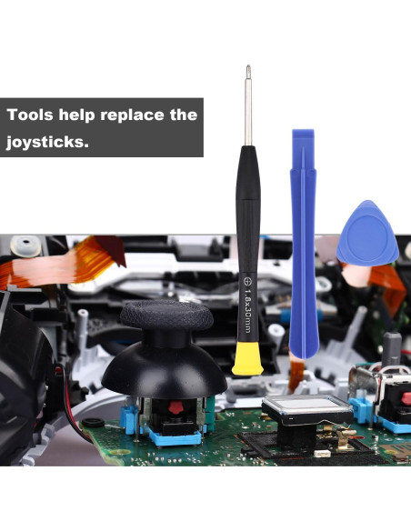 Paquete de 8 Joysticks Amarillos Ikpek para PS5 - Reemplazo