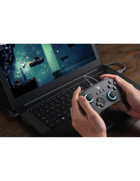 Controlador con cable 8Bitdo Ultimate C para Xbox - Gris oscuro