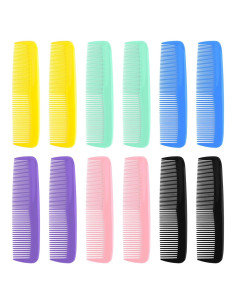 Juego de 12 Peines para Cabello DTUIEUI - Colores Variados