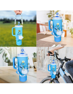 Juego de Accesorios IVINVI para Stanley Cup 30-40 oz Azul 2