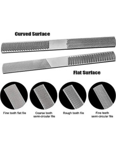 Juego de 4 Limas de Acero JoyoSense para Carpintería 2