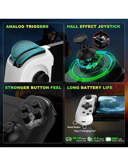 Controlador Inalámbrico Koiiko para iPhone/Android/PC/Switch