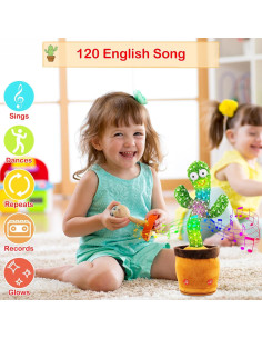 Juguete Cactus Hablante y Bailarín Qrooper 120 Canciones 2