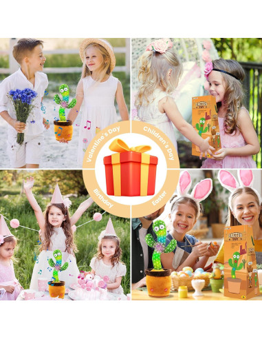 Juguete Cactus Hablante y Bailarín Qrooper 120 Canciones