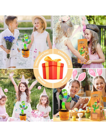 Juguete Cactus Hablante y Bailarín Qrooper 120 Canciones