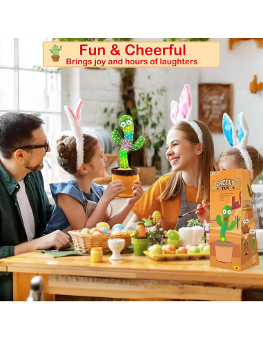 Juguete Cactus Hablante y Bailarín Qrooper 120 Canciones